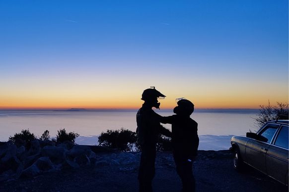 tramonto albania
