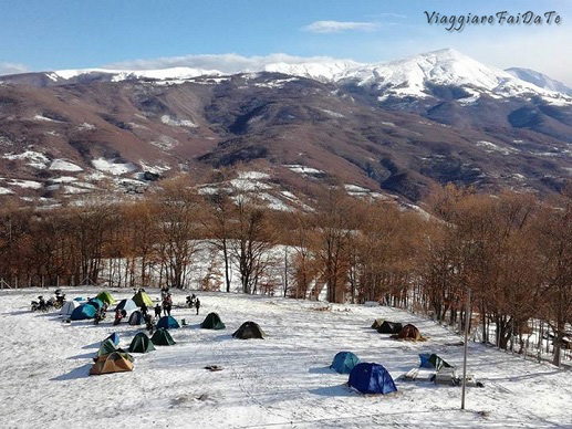 tendata su i monti moto tendata accumoli