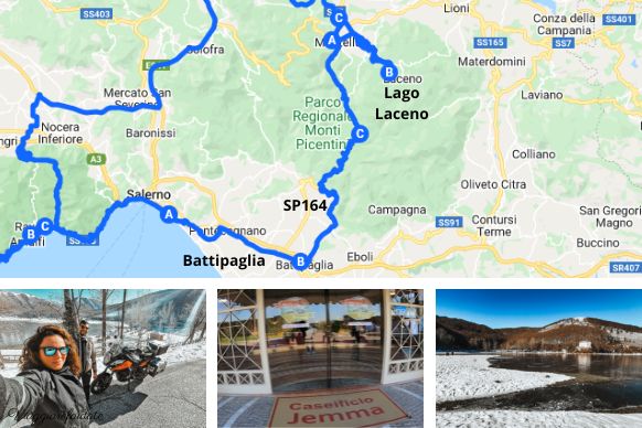 itinerario laceno lago