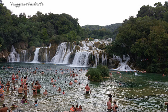 cascate krka zona balneabile