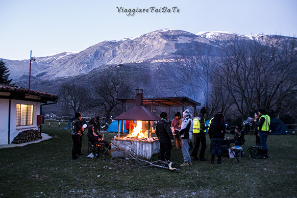 intorno al fuoco scanno