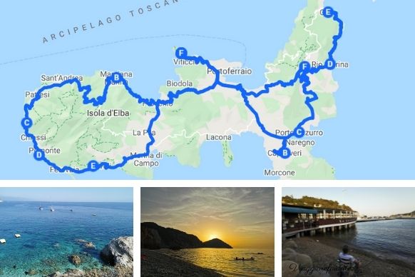 isola d elba mappa